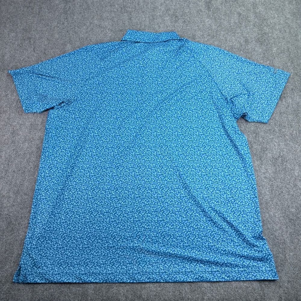 Callaway Polo Shirt Mens 2XLT Vallarta Blue Opti-Dri Swing Tech Golf Stretch NEW - Picture 14 of 16